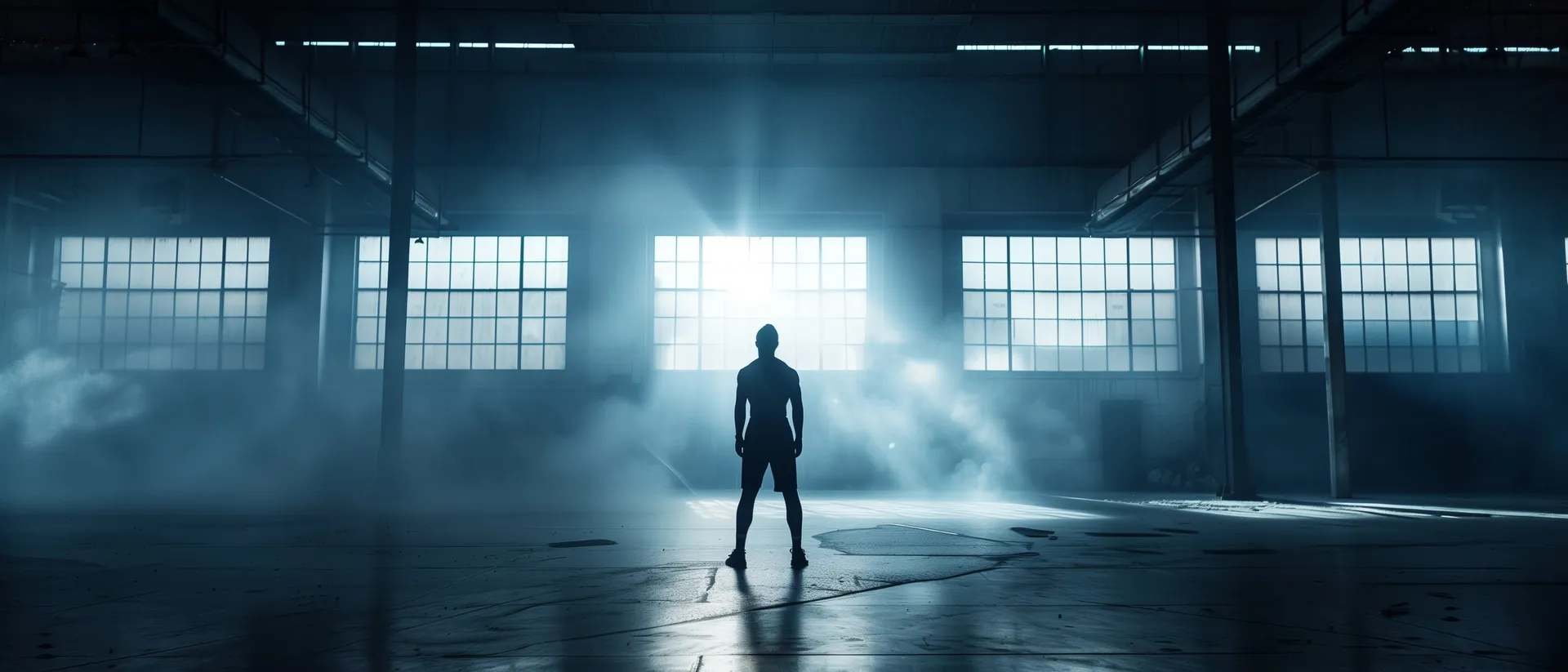 Gym warehouse background